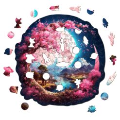 Alternative view of Mindful Wooden Jigsaw Puzzle - Beautiful Moon Island