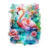 Mindful Wooden Jigsaw Puzzle - Elegant Flamingo