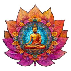 Mindful Wooden Jigsaw Puzzle - Mandala Buddhism