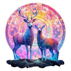 Mindful Wooden Jigsaw Puzzle - Moose Patron Saint
