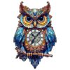 Mindful Wooden Jigsaw Puzzle - Owl Clock