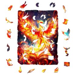 Alternative view of Mindful Wooden Jigsaw Puzzle - Phoenix Legends