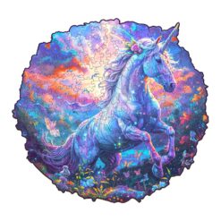 Mindful Wooden Jigsaw Puzzle - Unicorn in Fantasyland