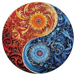 Mindful Wooden Jigsaw Puzzle - Yin Yang 2