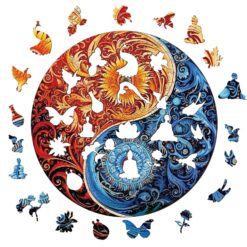 Alternative view of Mindful Wooden Jigsaw Puzzle - Yin Yang 2
