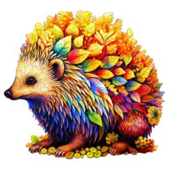 Mindful Wooden Jigsaw Puzzle - Clever Hedgehog