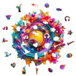 Alternative view of Mindful Wooden Jigsaw Puzzle - Color Rhapsody