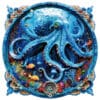 Mindful Wooden Jigsaw Puzzle - Deep-sea Octopus