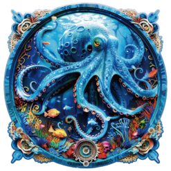 Mindful Wooden Jigsaw Puzzle - Deep-sea Octopus