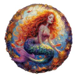 Mindful Wooden Jigsaw Puzzle - Elegant Mermaid