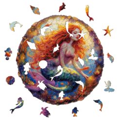 Alternative view of Mindful Wooden Jigsaw Puzzle - Elegant Mermaid