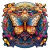 Mindful Wooden Jigsaw Puzzle - Flapping butterfly