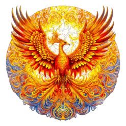 Mindful Wooden Jigsaw Puzzle - Noble Phoenix