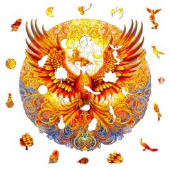 Alternative view of Mindful Wooden Jigsaw Puzzle - Noble Phoenix