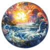 Mindful Wooden Jigsaw Puzzle - Sunlit Ocean