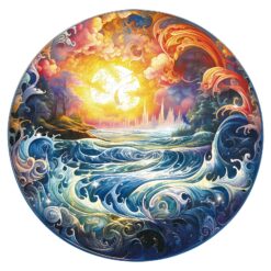 Mindful Wooden Jigsaw Puzzle - Sunlit Ocean