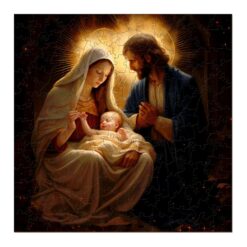 Mindful Wooden Jigsaw Puzzle - The Birth of Jesus