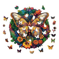 Alternative view of Mindful Wooden Jigsaw Puzzle - Ancient Butterfly 2