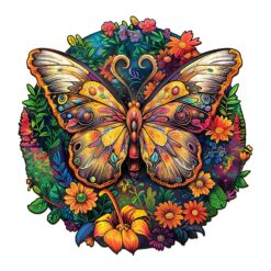 Mindful Wooden Jigsaw Puzzle - Ancient Butterfly 2