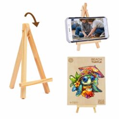 Alternative view of Mindful Wooden Jigsaw Puzzle - Beach Turtle
