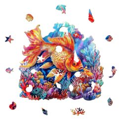 Alternative view of Mindful Wooden Jigsaw Puzzle - Beautiful Goldfish