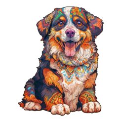 Mindful Wooden Jigsaw Puzzle - Bernese Mountain Dog