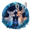 Mindful Wooden Jigsaw Puzzle - Deer Patron Saint