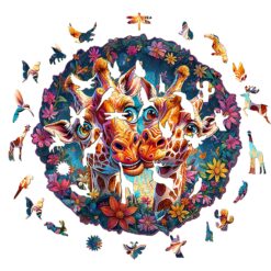 Alternative view of Mindful Wooden Jigsaw Puzzle - Funny Giraffe