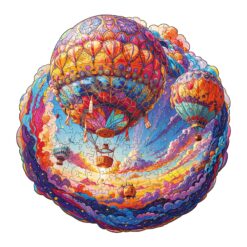 Mindful Wooden Jigsaw Puzzle - Hot Air Balloon