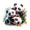 Mindful Wooden Jigsaw Puzzle - Panda Family