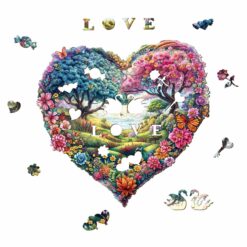 Alternative view of Mindful Wooden Jigsaw Puzzle - Love Garden