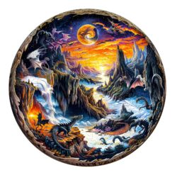 Mindful Wooden Jigsaw Puzzle-3D Fantasy World