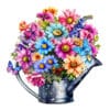 Mindful Wooden Jigsaw Puzzle-Beautiful Flower
