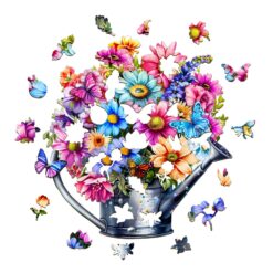 Alternative view of Mindful Wooden Jigsaw Puzzle-Beautiful Flower