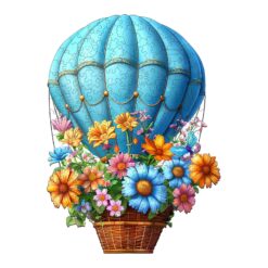 Mindful Wooden Jigsaw Puzzle-Flying Flowers