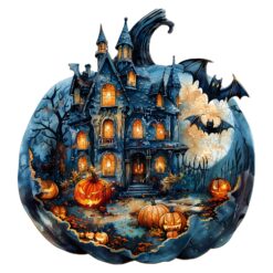 Mindful Wooden Jigsaw Puzzle-Halloween Pumpkin