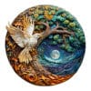 Mindful Wooden Jigsaw Puzzle-3D White Eagle