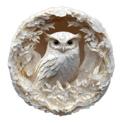 Mindful Wooden Jigsaw Puzzle - 3D Paper Carved Owl