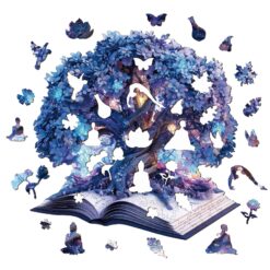 Alternative view of Mindful Wooden Jigsaw Puzzle-Book Magic