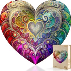 Mindful Wooden Jigsaw Puzzle-Brave Heart