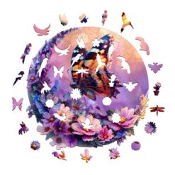 Alternative view of Mindful Wooden Jigsaw Puzzle - Butterfly and Moon