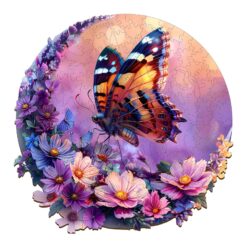 Mindful Wooden Jigsaw Puzzle - Butterfly and Moon