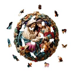 Alternative view of Mindful Wooden Jigsaw Puzzle-Children of the Dawn