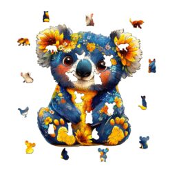 Alternative view of Mindful Wooden Jigsaw Puzzle - Colorful Koala