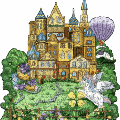 Mindful Wooden Jigsaw Puzzle-Fairy Tale Castle