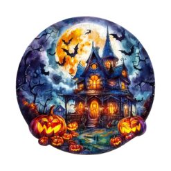 Mindful Wooden Jigsaw Puzzle-Halloween Pumpkin 2
