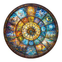 Mindful Wooden Jigsaw Puzzle - Mysterious Fresco