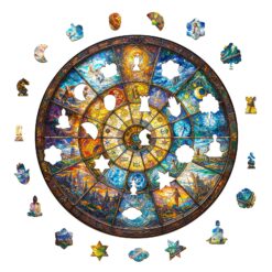 Alternative view of Mindful Wooden Jigsaw Puzzle - Mysterious Fresco