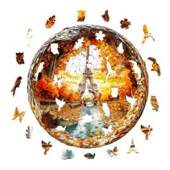 Alternative view of Mindful Wooden Jigsaw Puzzle - Paris Autumn