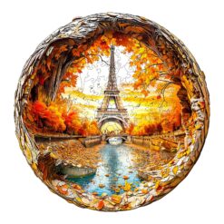 Mindful Wooden Jigsaw Puzzle - Paris Autumn
